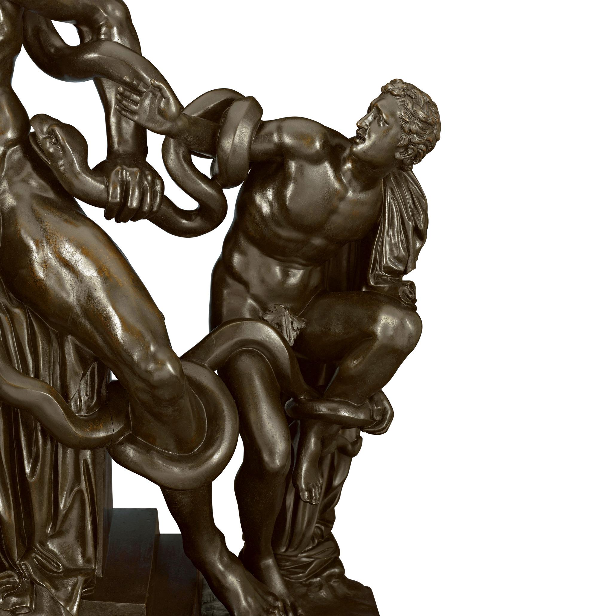 Laocoön And His Sons Bronze - Baroque Sculpture by Unknown