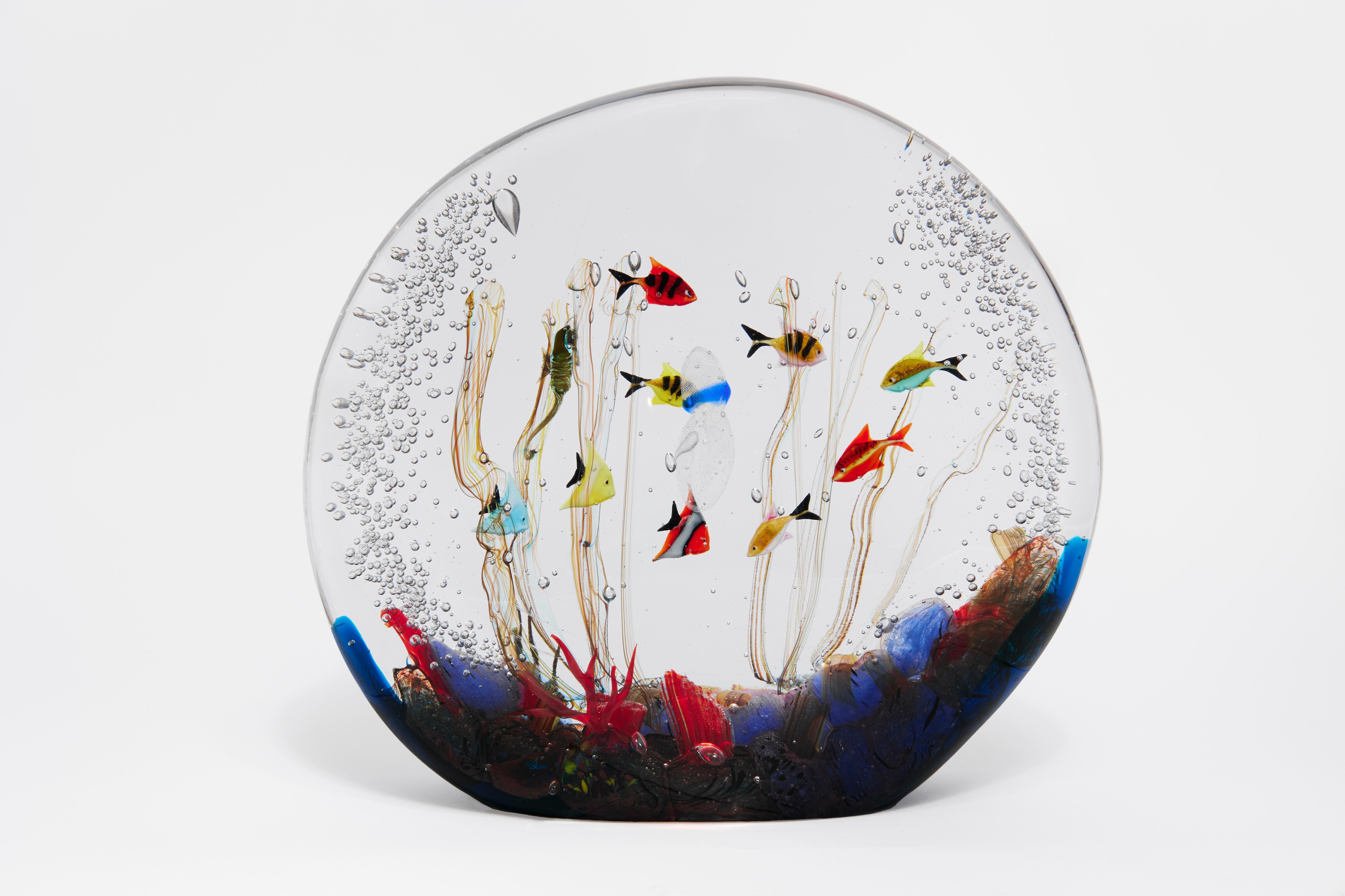 Large Bisazza Murano Art Glass Aquarium, 'Immersion I', model 3325 For Sale 1