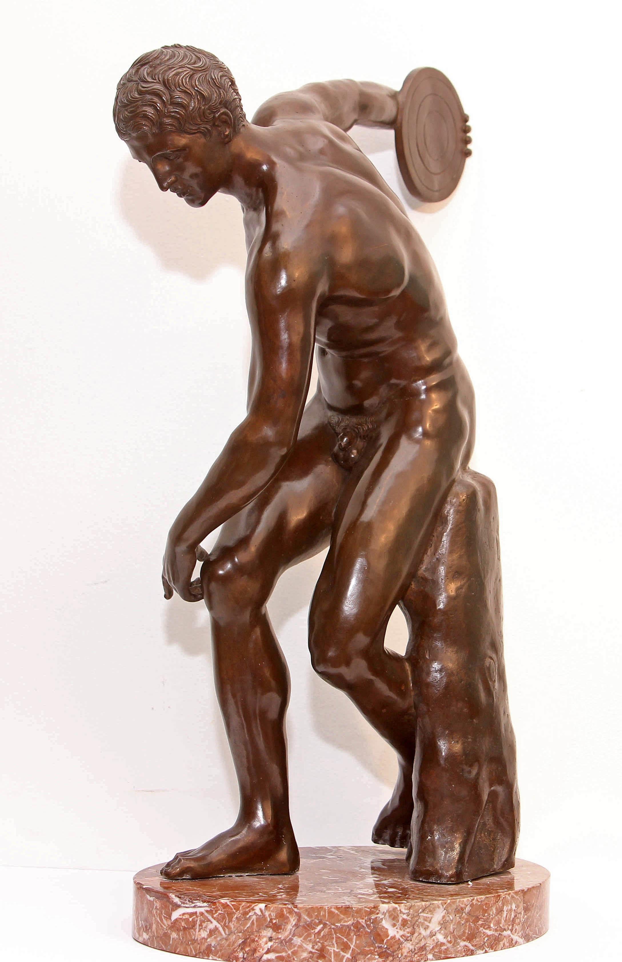 Antique bronze sculpture, 
