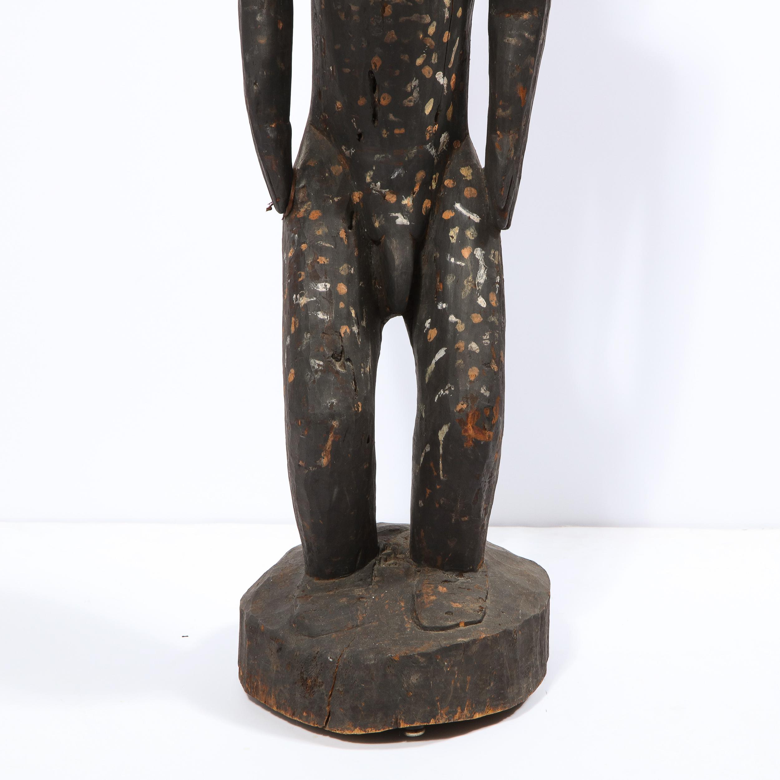 Large Carved and Painted Wood Spirit Figure Papua New Guinea, circa 1960 - Tribal Art by Unknown