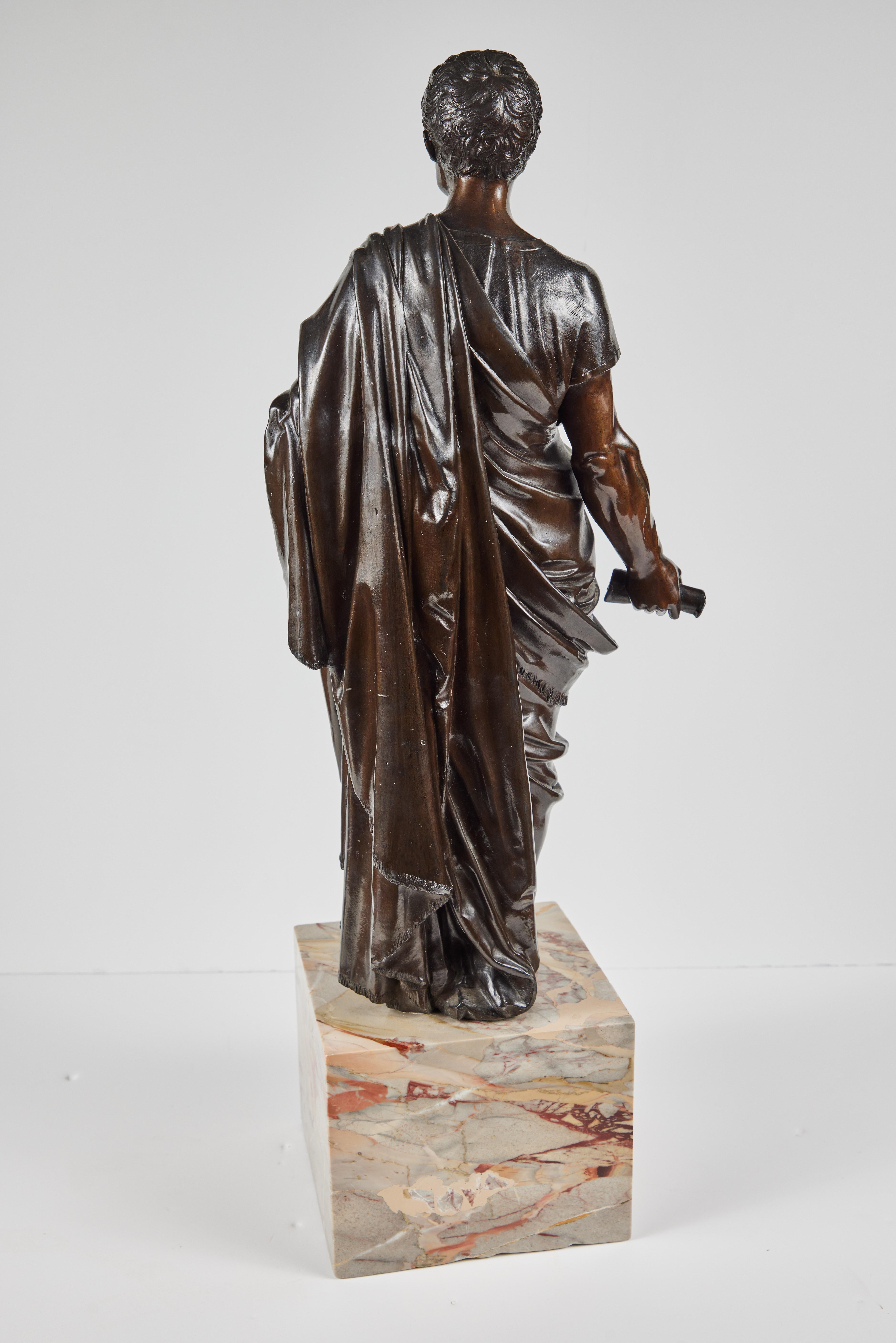 Large, Cast Bronze Roman Figures For Sale 8