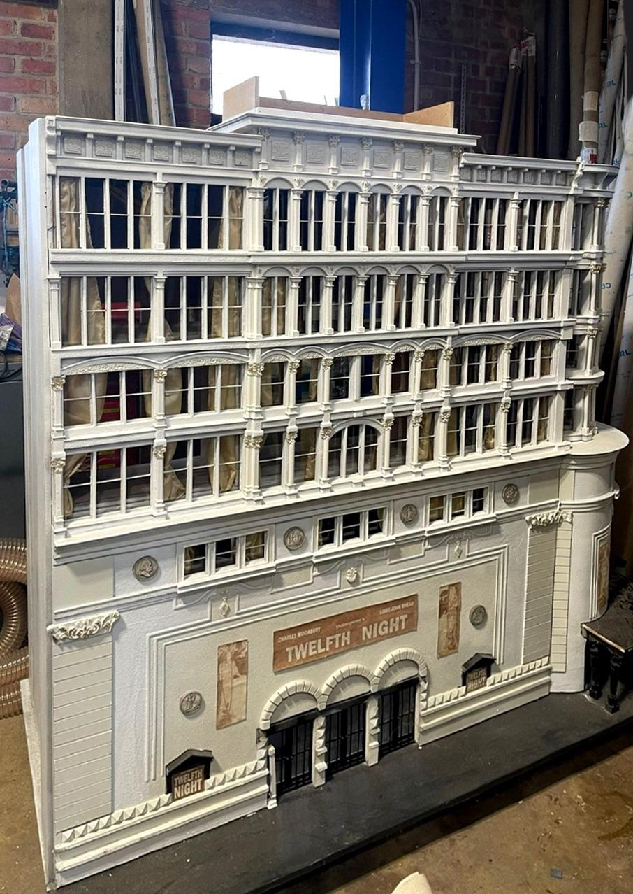 Large Detailed Model of 19th Century French Belle Epoque Theatre Interior Decor - French School Sculpture by Unknown
