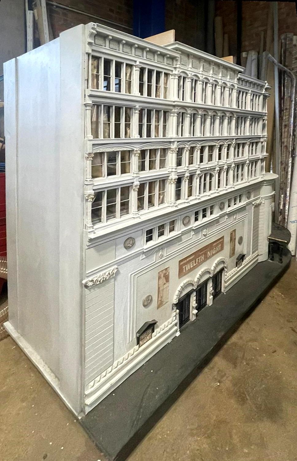 Large Detailed Model of 19th Century French Belle Epoque Theatre Interior Decor - Brown Still-Life Sculpture by Unknown
