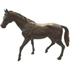 Large Floor Standing Bronze of a Horse after Pierre Jules Mene