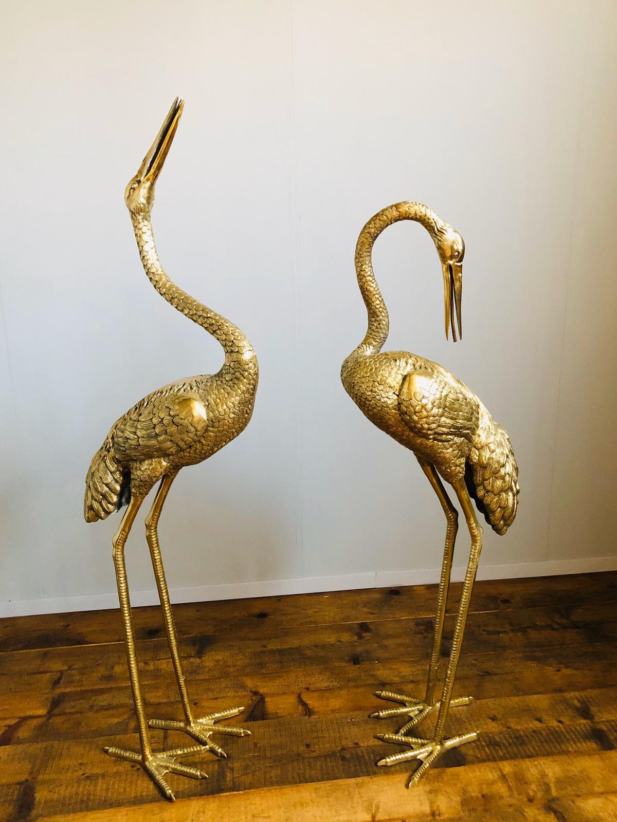 heron statue indoor