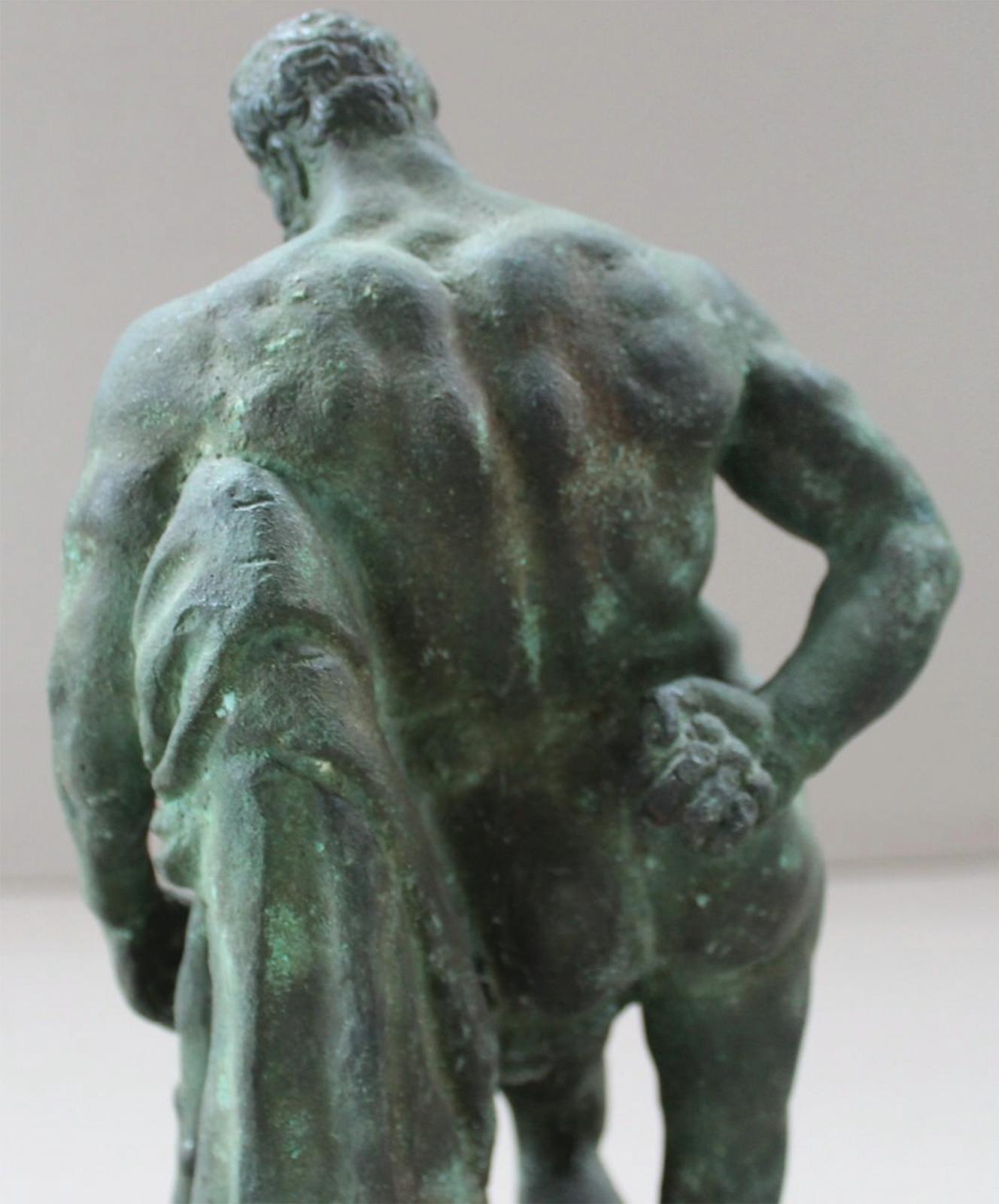 Late 18th Century Bronze Sculpture after the Farnese Hercules 3