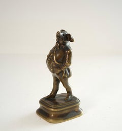 Le cochon gentilhomme - Figurine en bronze humoristique, 19e siècle