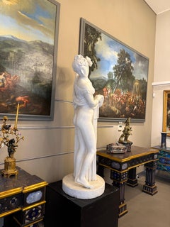 Statue en plâtre grandeur nature de la Vénus callipyge ou Aphrodite  1920'