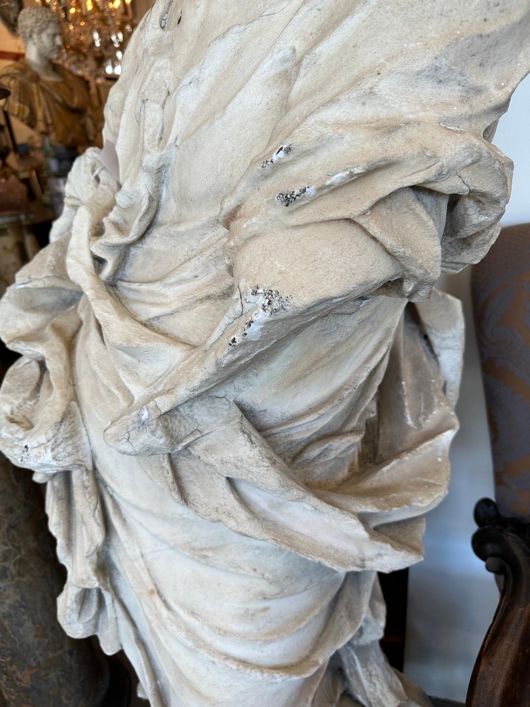 Renaissance Era Marble Figure Fragment For Sale 2