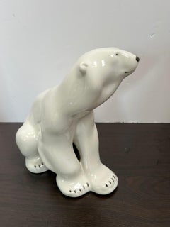 Porcelain Bear by Russian Lomonosov Imperial Factory  #1