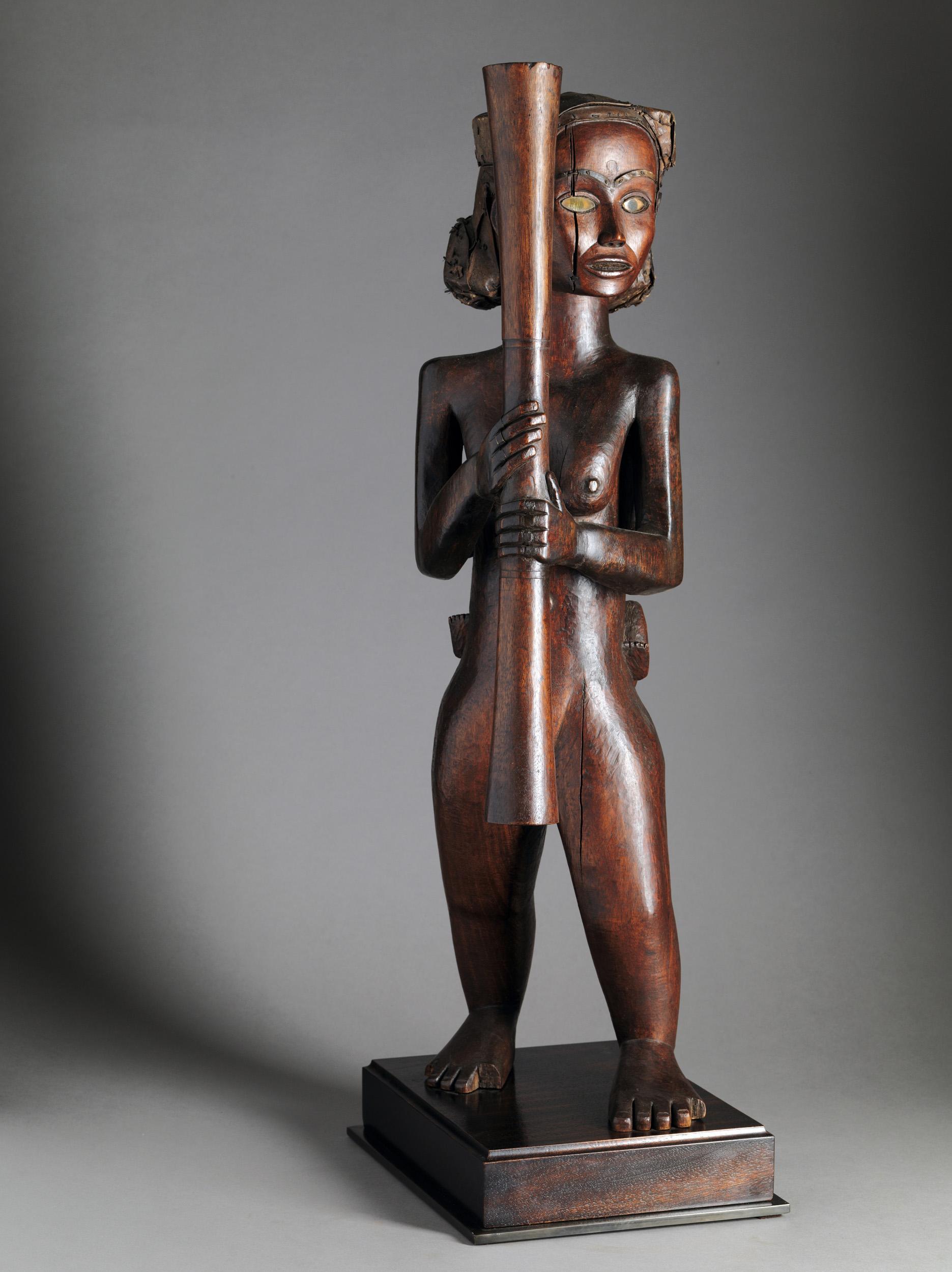 Mabea Mother and Child Sculpture from old French Collection