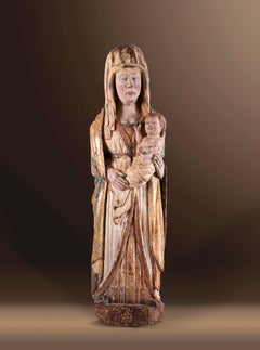 Antique Madonna around 1300