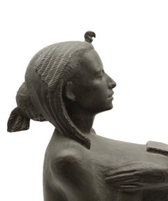 Magical Dream, Bronze Sculpture by Volodymyr Mykytenko, 1995