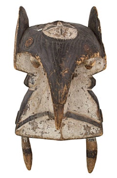 "Male Initiation Mask Wawa-Ibo Tribe, " Wood created in Nigeria circa 1910