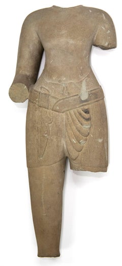 Male Torso, Khmer, Baphuon Period