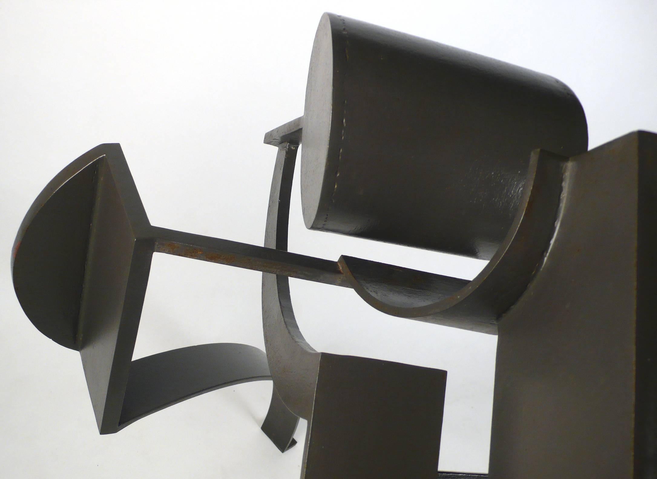 Marshall Cunningham Large Scale Abstract Constructivist Sculpture in Steel TEXAS For Sale 7