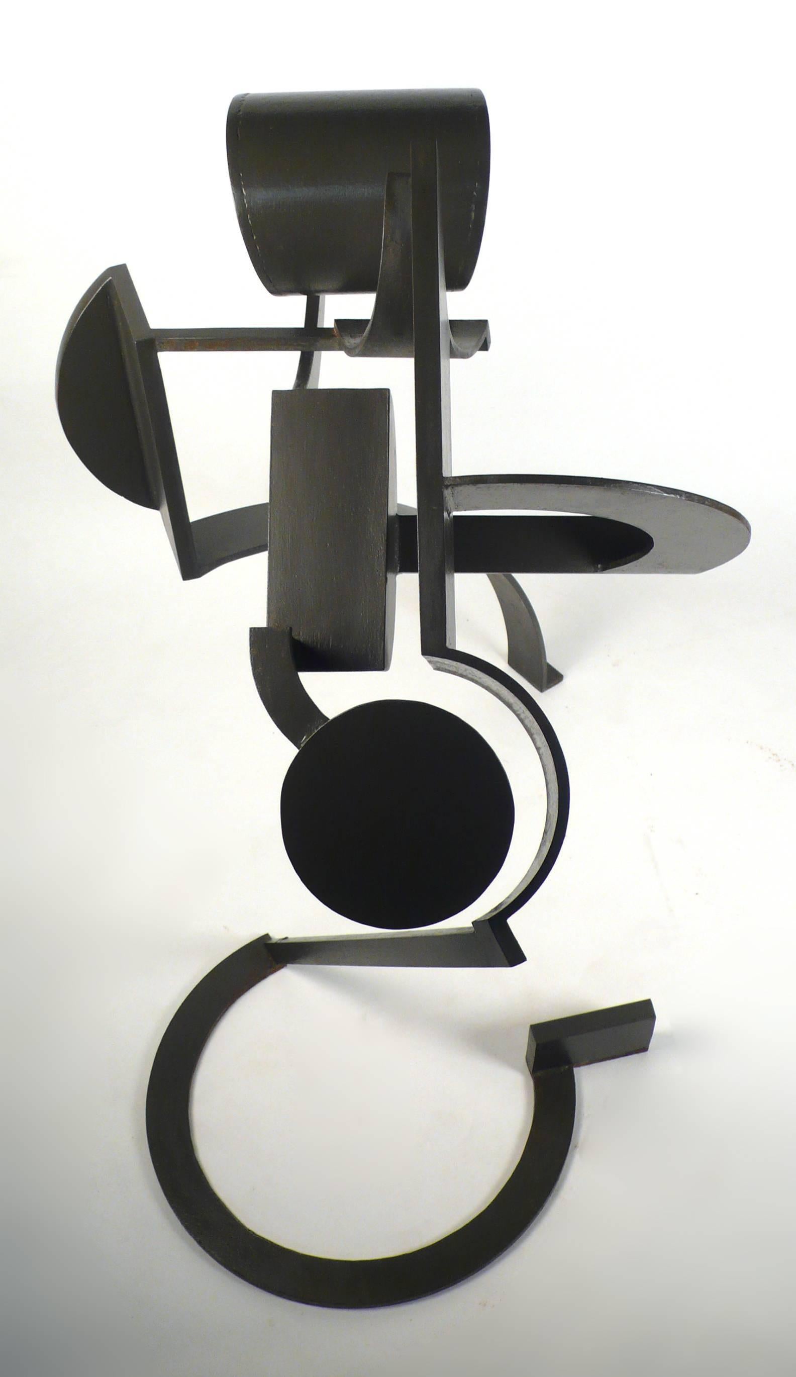 Marshall Cunningham Large Scale Abstract Constructivist Sculpture in Steel TEXAS For Sale 2