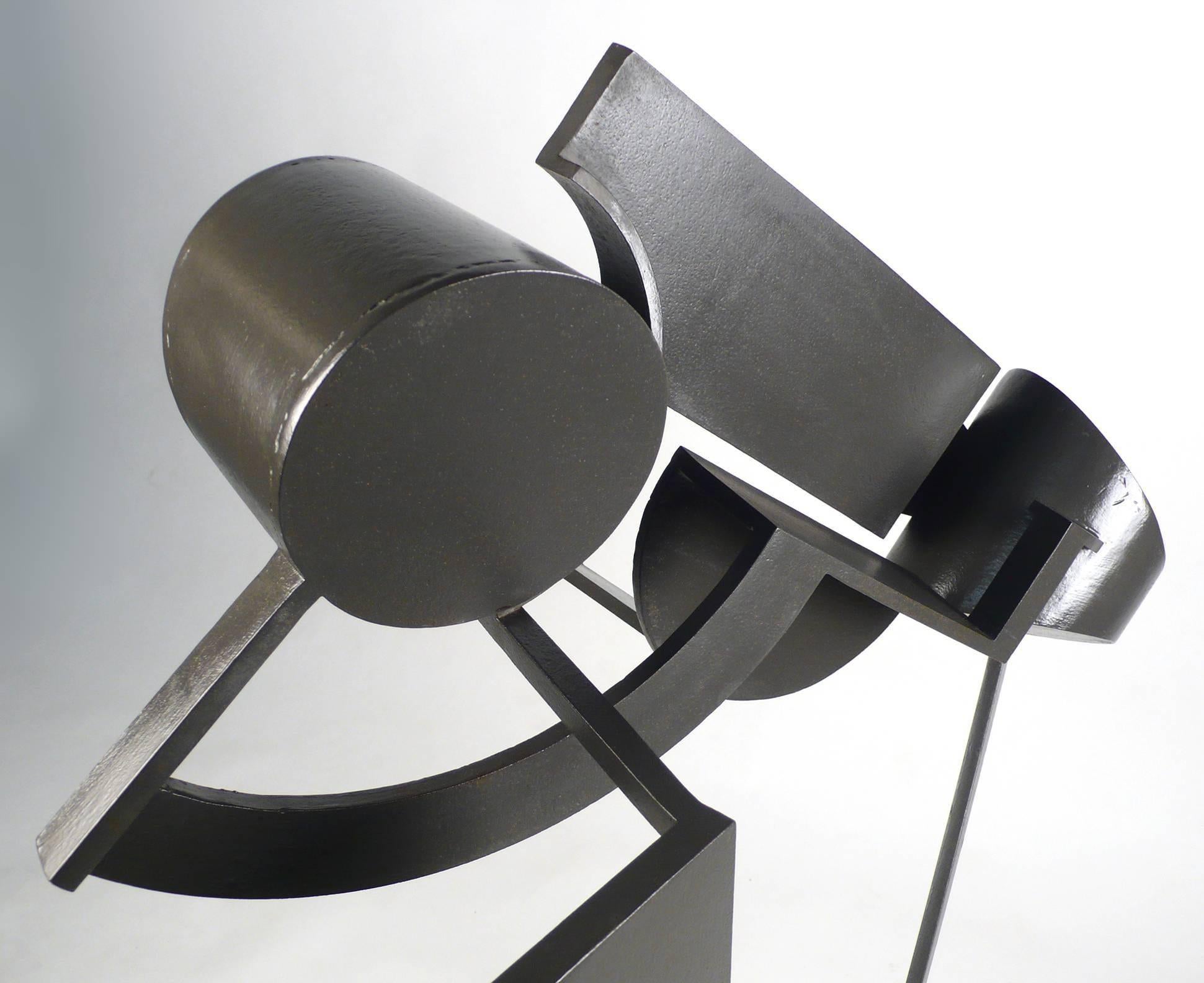 Marshall Cunningham Large Scale Abstract Constructivist Sculpture in Steel TEXAS For Sale 5