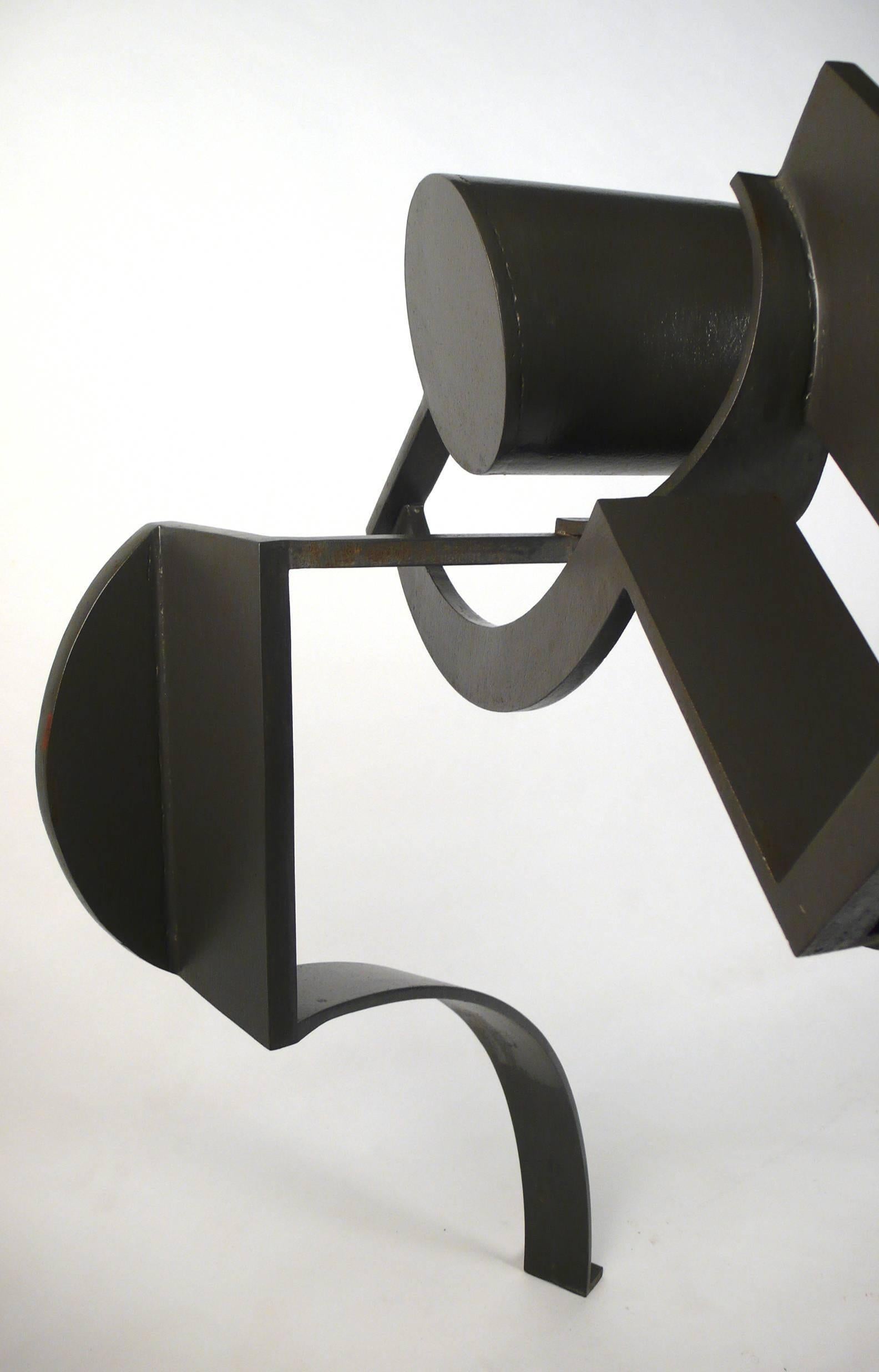 Marshall Cunningham Large Scale Abstract Constructivist Sculpture in Steel TEXAS For Sale 6