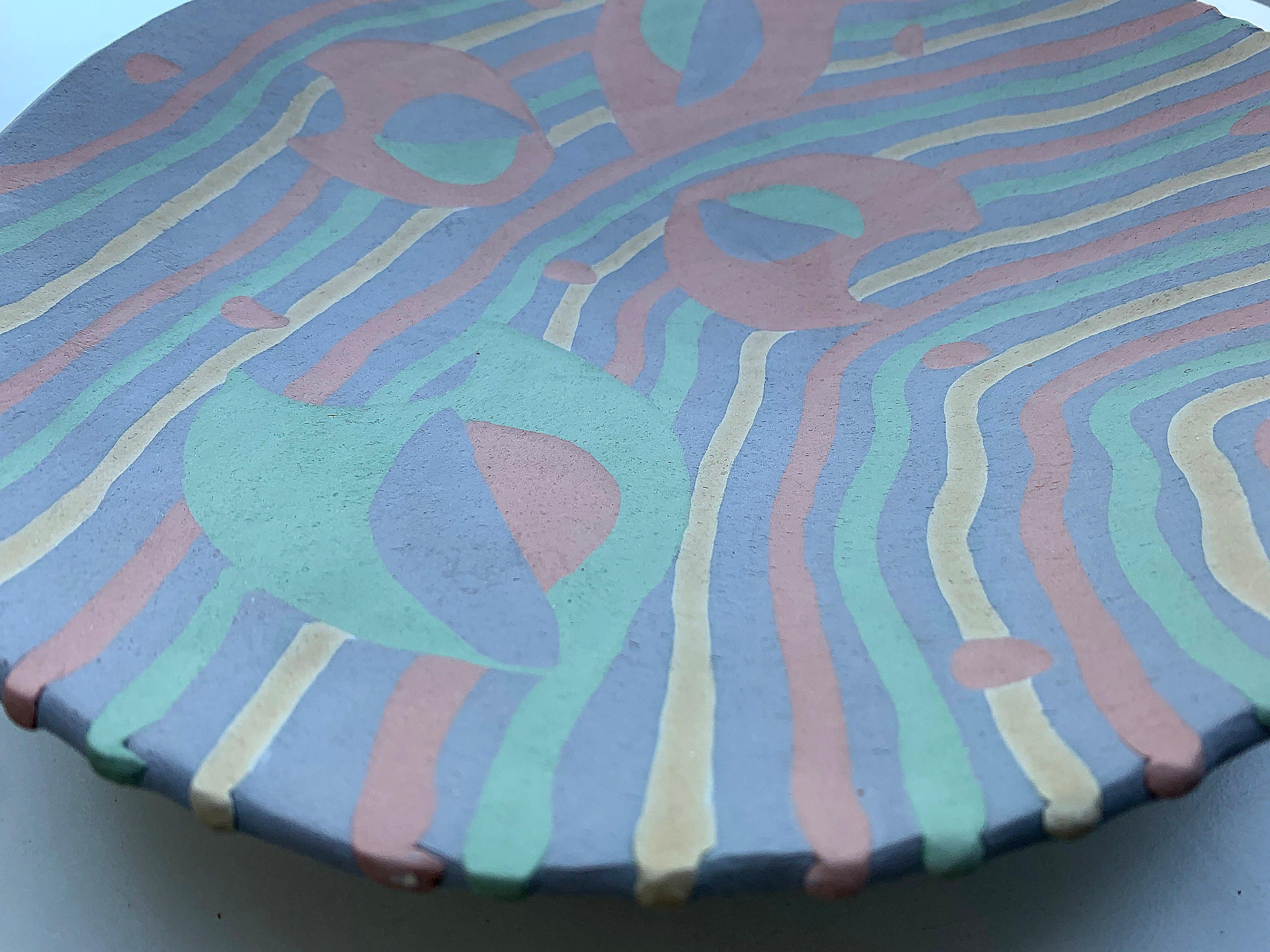 Matte Multi-color Ceramic Plate For Sale 3