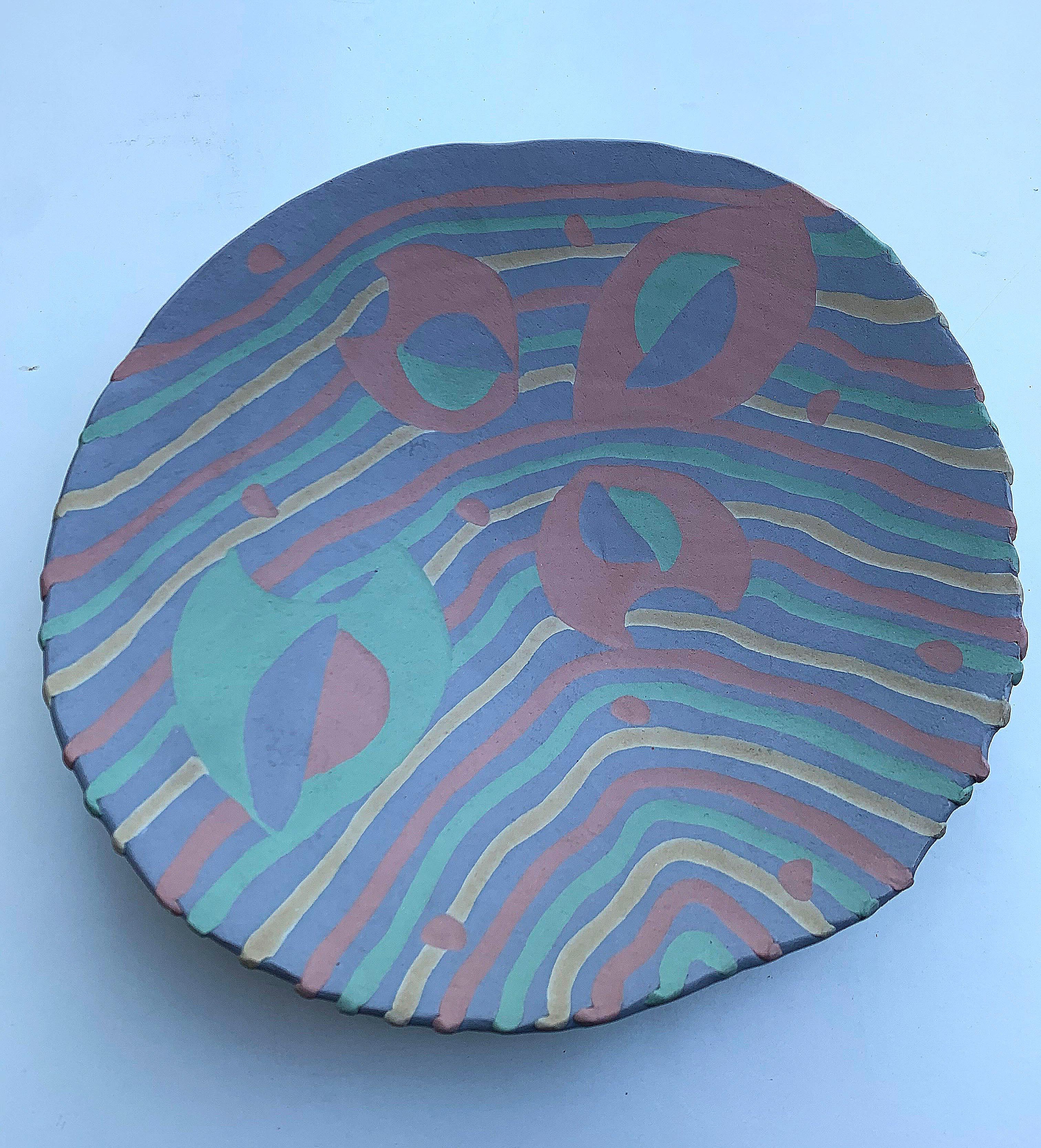 Matte Multi-color Ceramic Plate For Sale 5