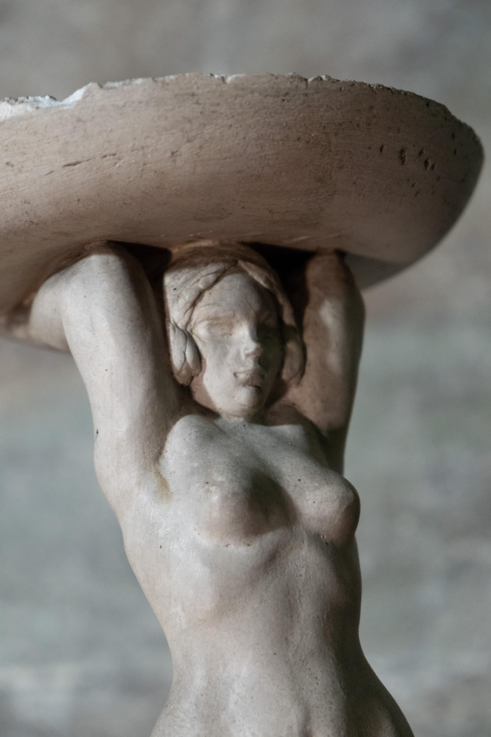 Mermaid, Circa 1930-1940, Giorgio Rossi (1894–1981), Tuscan Sculptor - Gray Nude Sculpture by Unknown