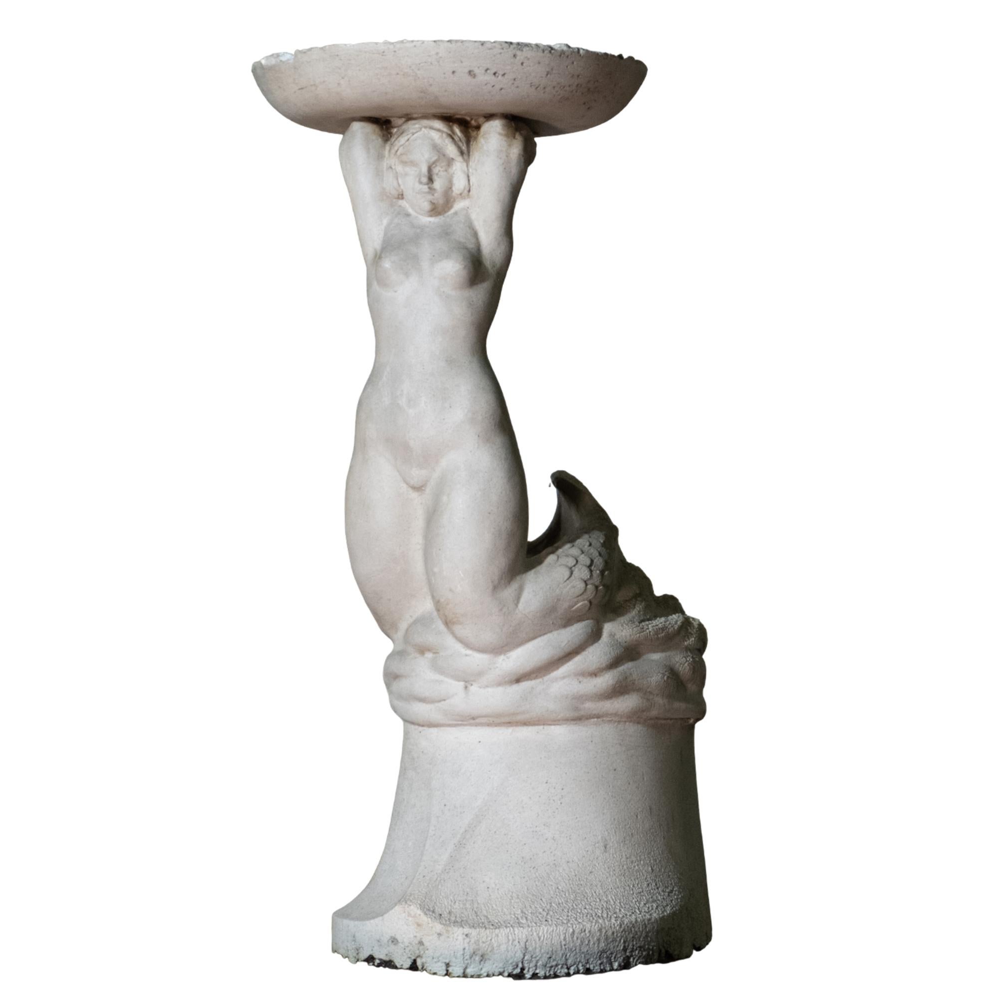 Unknown Nude Sculpture - Mermaid, Circa 1930-1940, Giorgio Rossi (1894–1981), Tuscan Sculptor