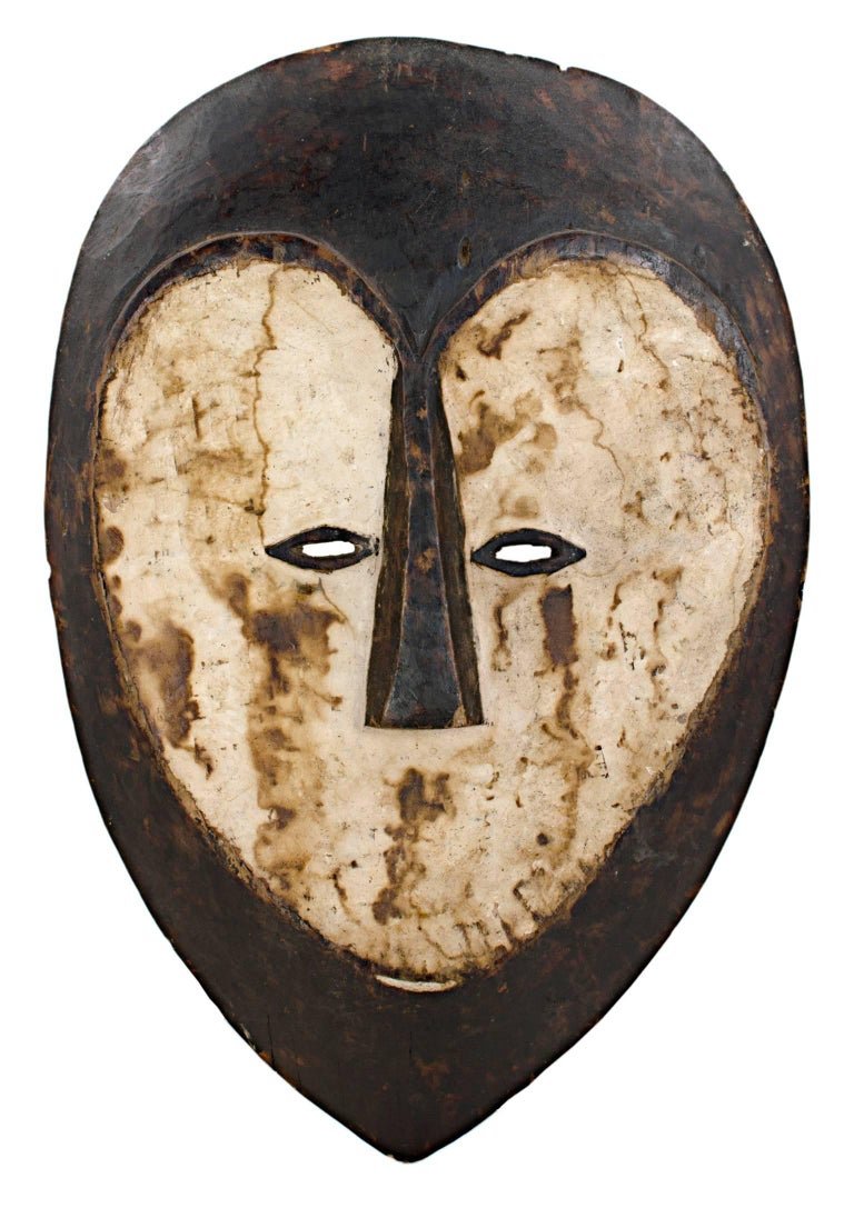 Unknown - "Messenger Mask Lega - Zaire, " Wood and Clay created in Africa  circa 1925 For Sale at 1stDibs | zaire meaning, zaire mask, who created the  mask
