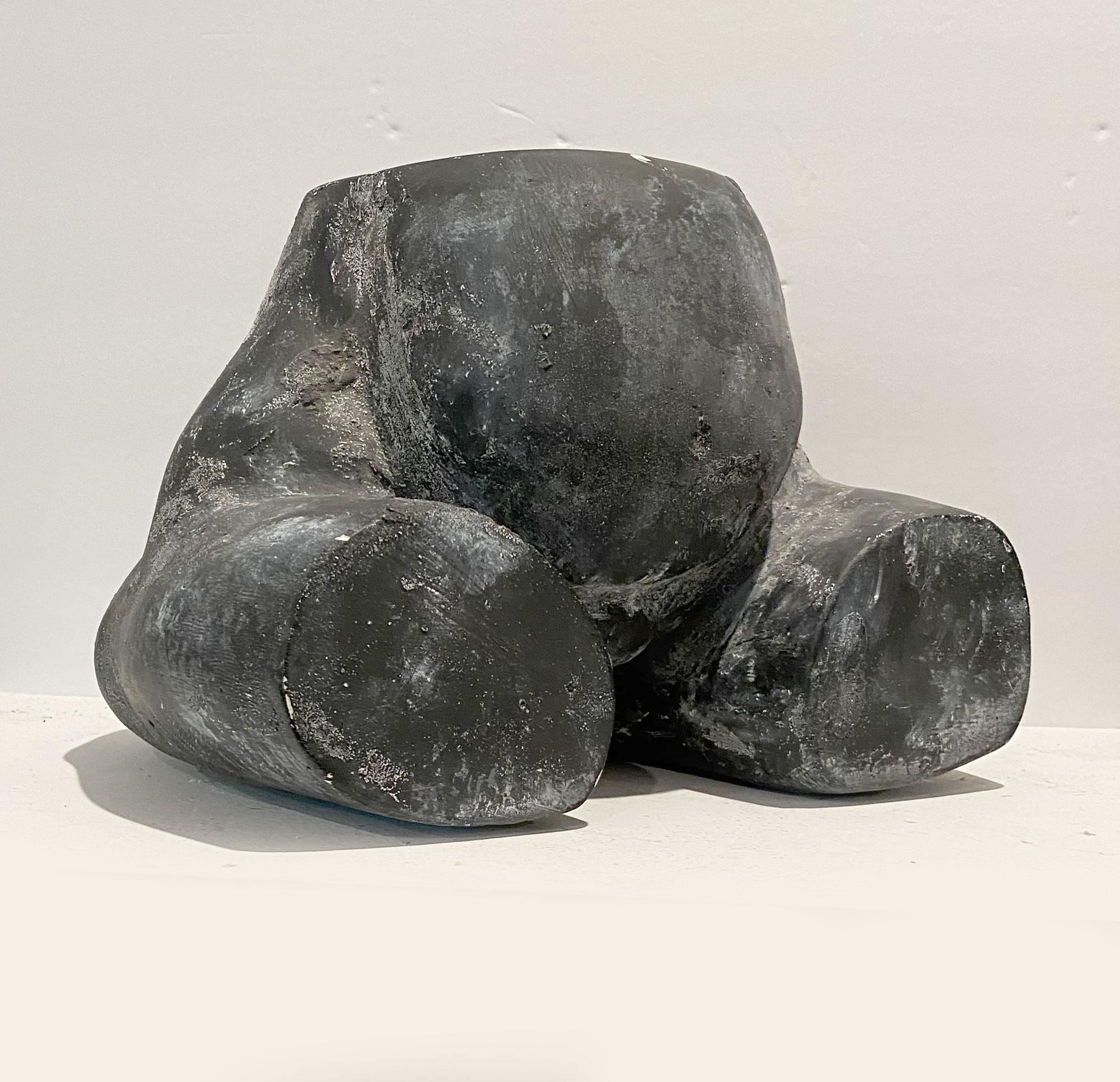 Mid-20th Century Lower Torso Sculpture - Black Figurative Sculpture by Unknown