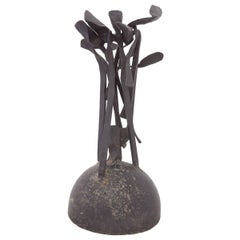 Mid Century Modern Brutalist Welded Abstract Expressionist Sculpture