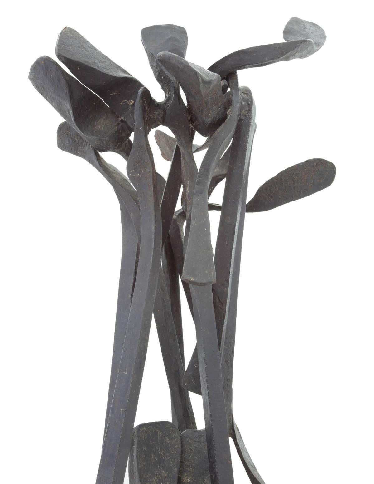 Mid Century Modern Brutalist Welded Abstract Expressionist Sculpture For Sale 1