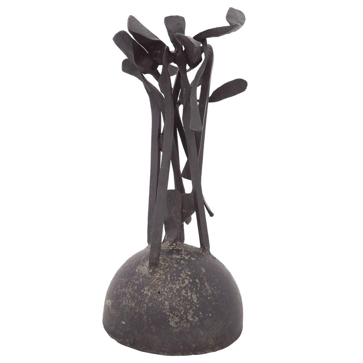 Unknown Abstract Sculpture - Mid Century Modern Brutalist Welded Abstract Expressionist Sculpture
