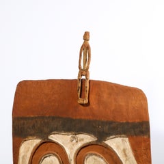 Mid Century Oceanic Tribal Shield from Papua New Guinea