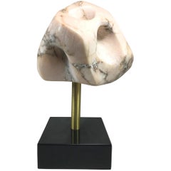 Vintage Modernist Abstract Marble Sculpture