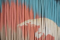 Monumental Fiber Art Textile Wall Sculpture "Flight" by Barbara Barron, 1982