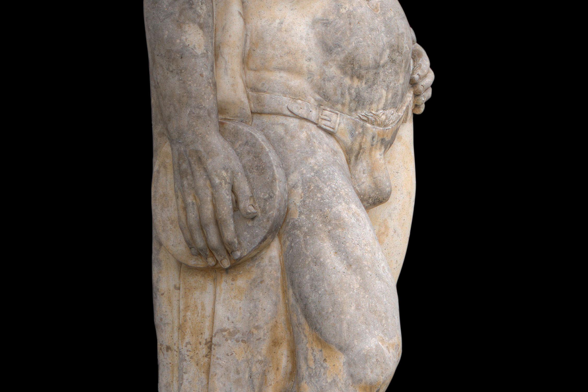  Figuratif figuratif orientaliste italien en marbre monumental  Sculptures - Nus en vente 8