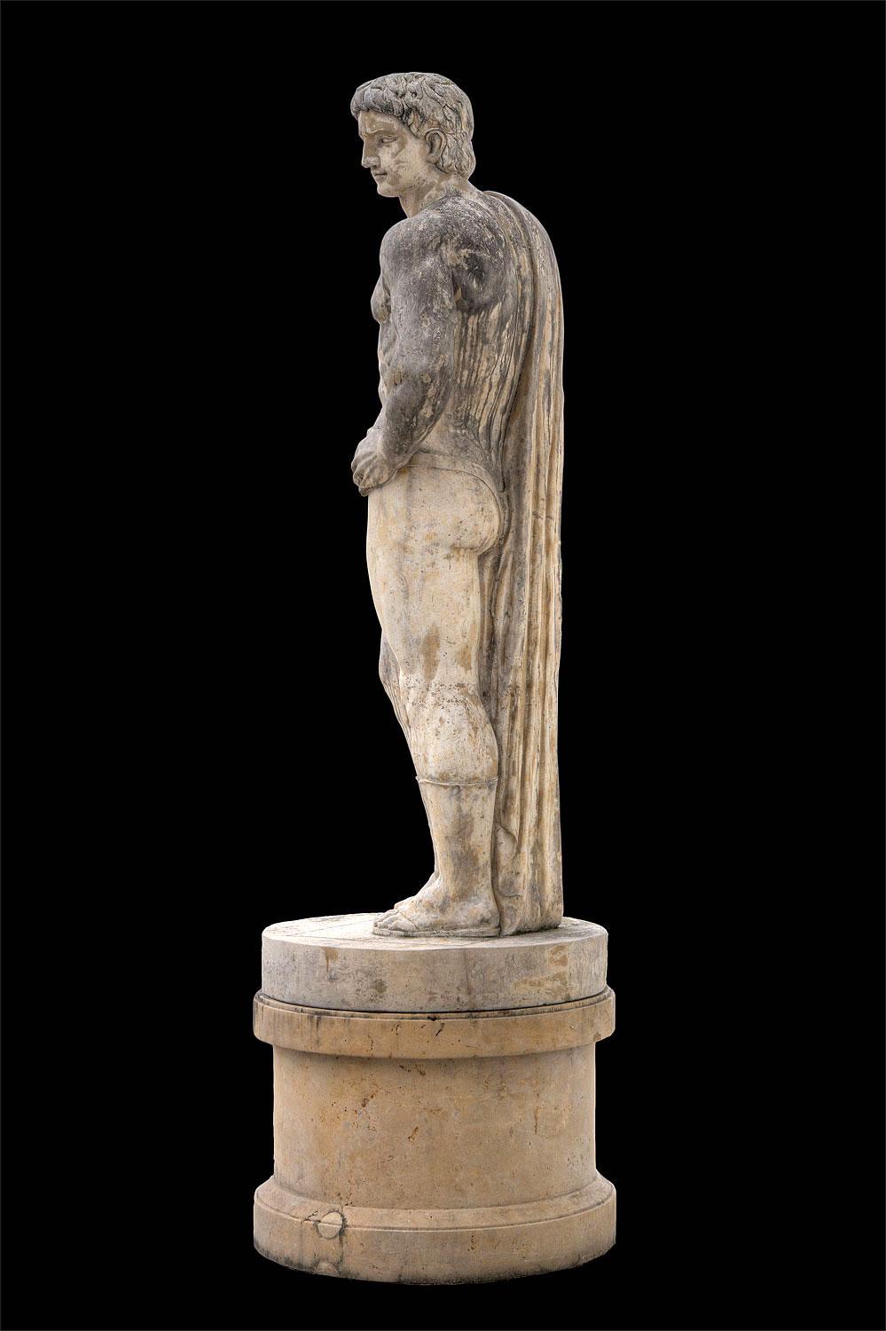  Figuratif figuratif orientaliste italien en marbre monumental  Sculptures - Nus en vente 9