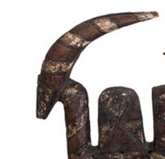 "Mossi Head dress Mas ceremonies Rep Upper Volta, " Wood created c. 1910