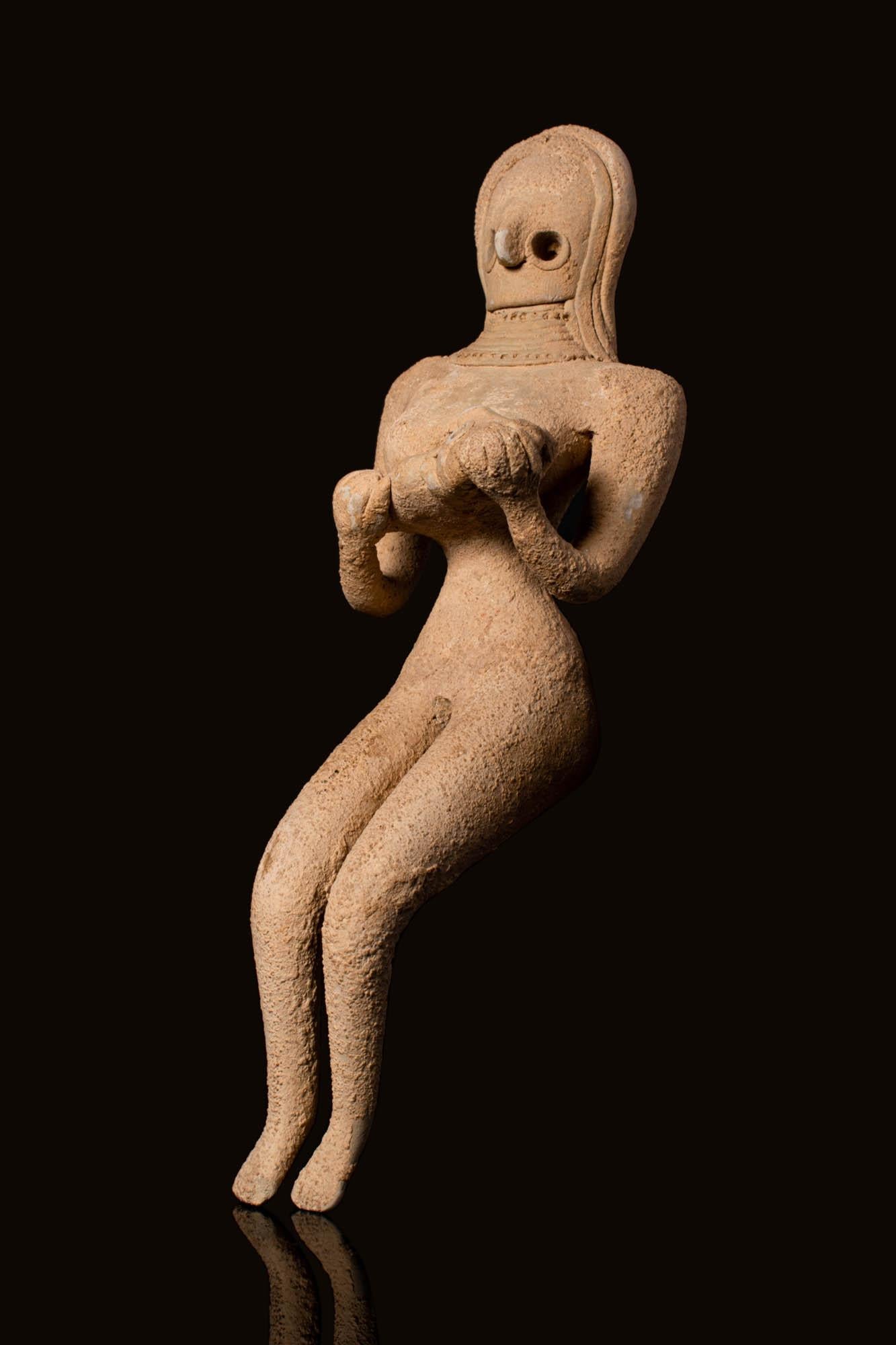 Figur einer Muttergöttin, frühe Indus-Tal-Zivilisation (ca. 3500 - 2800 v. Chr.)