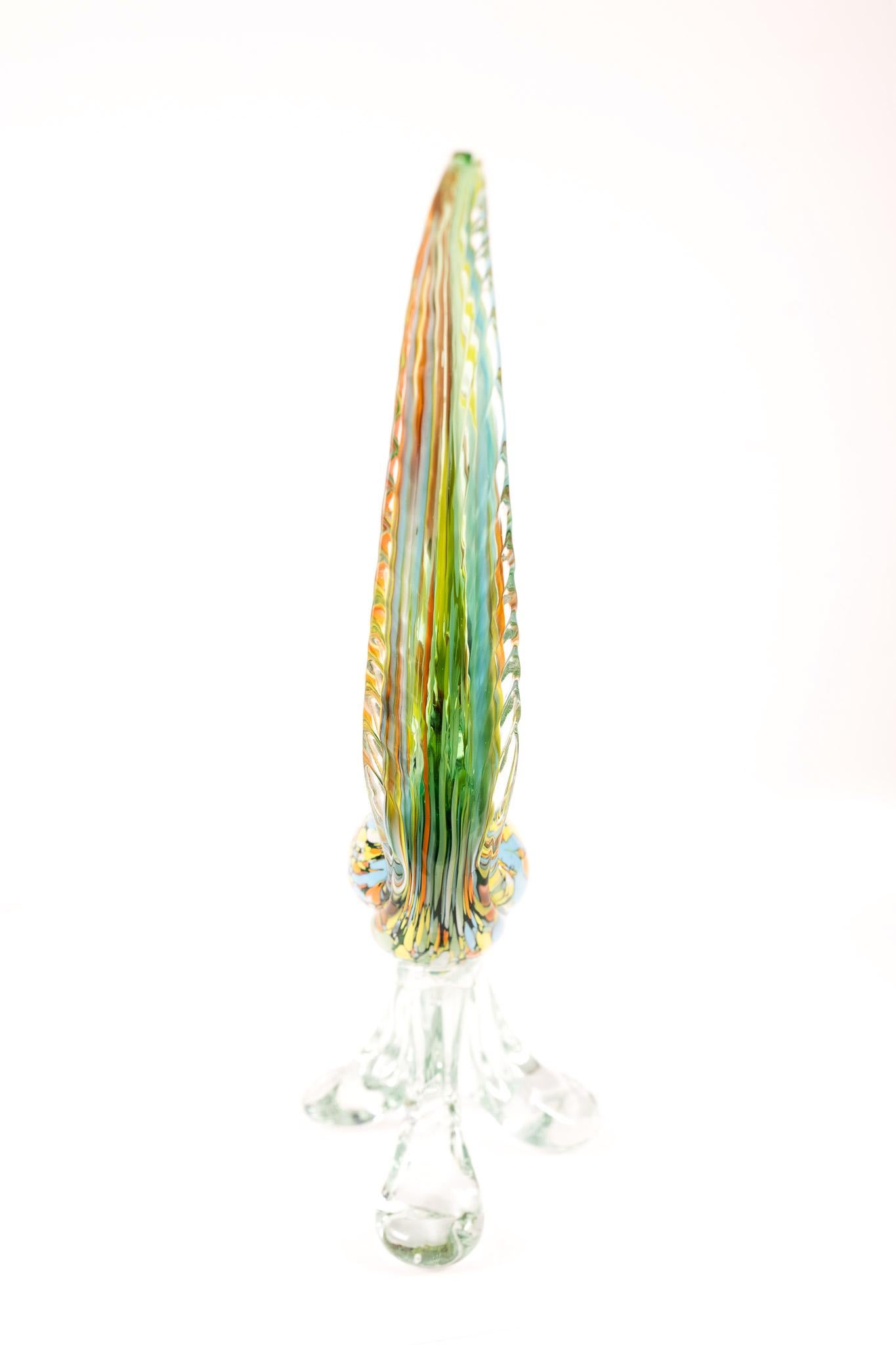 Murano Glass Peacock For Sale 2
