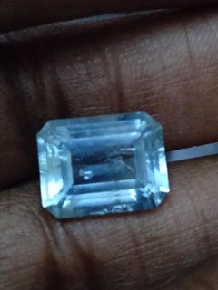 Natural blue aquamarine not treated 6.85 carats 