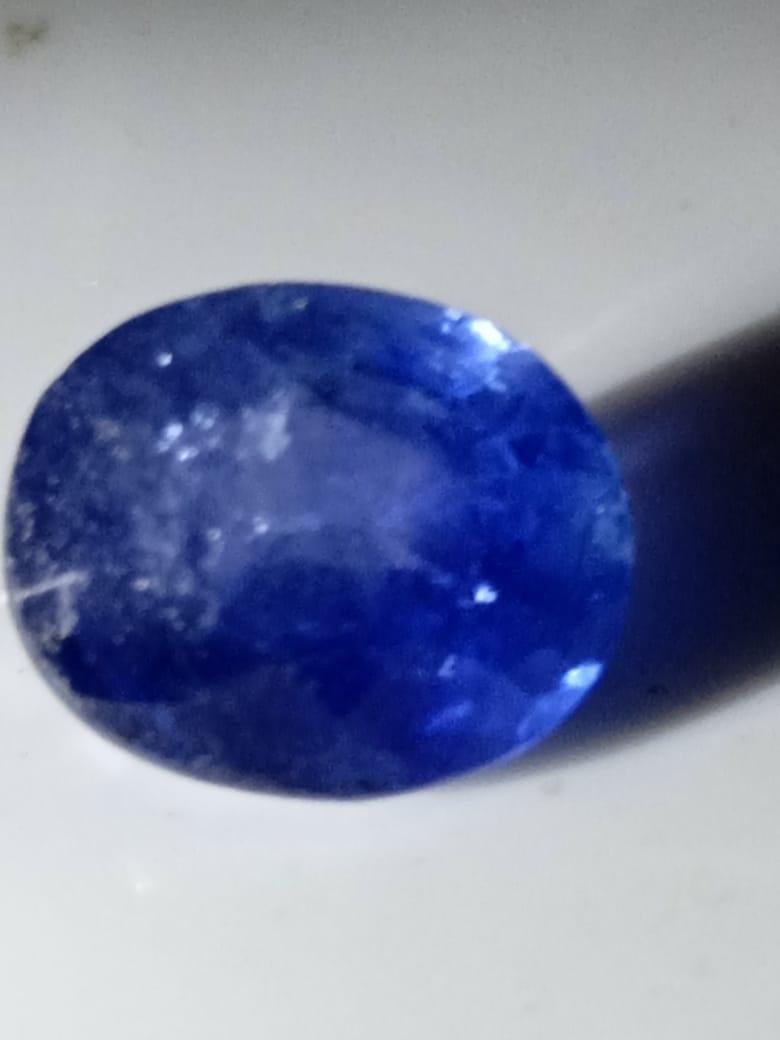 Saphir bleu naturel non chauffé et traité au Sri Lanka  en vente 13