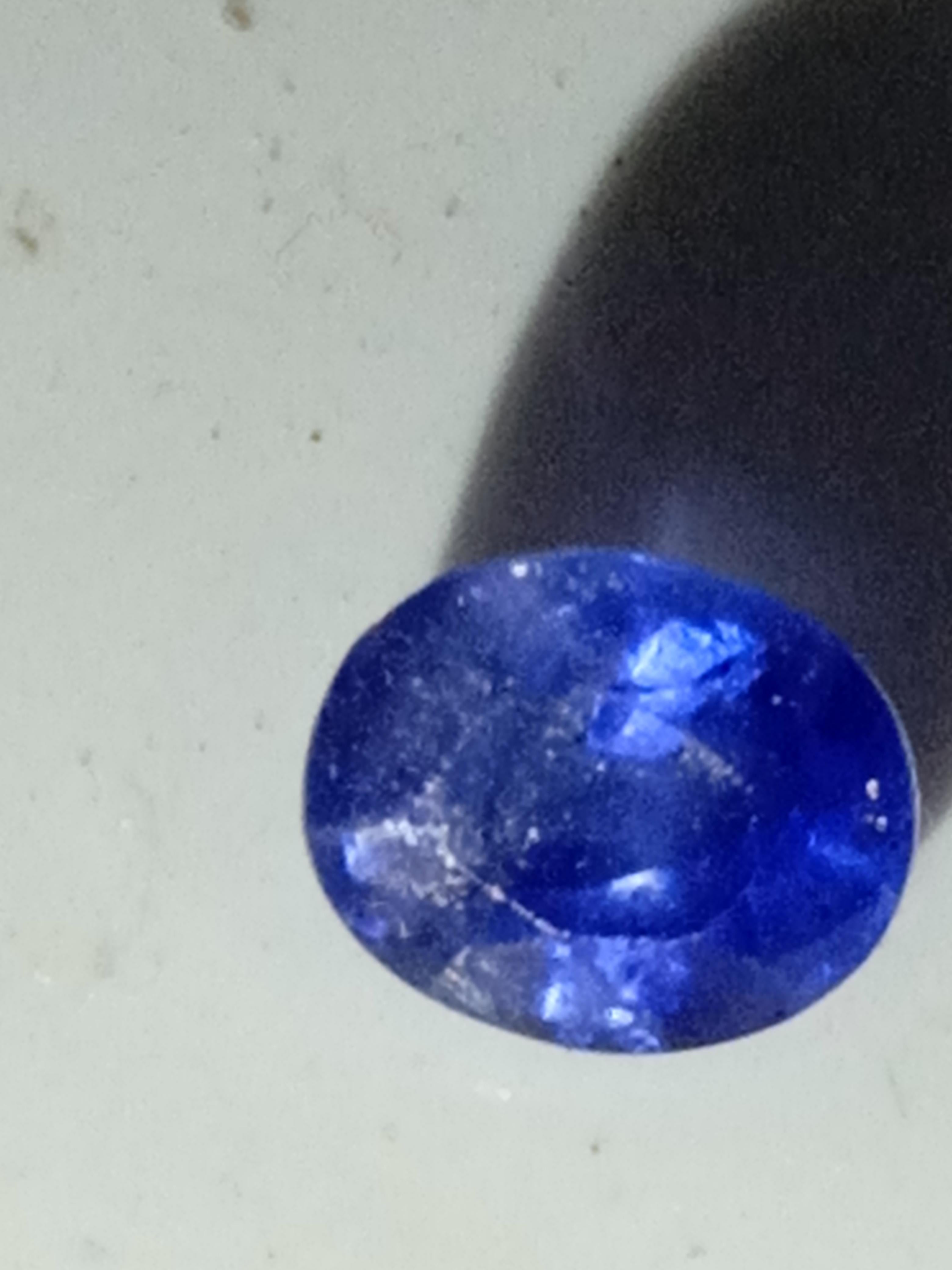 Natural blue sapphire not heated not treated from Sri Lanka  For Sale 2