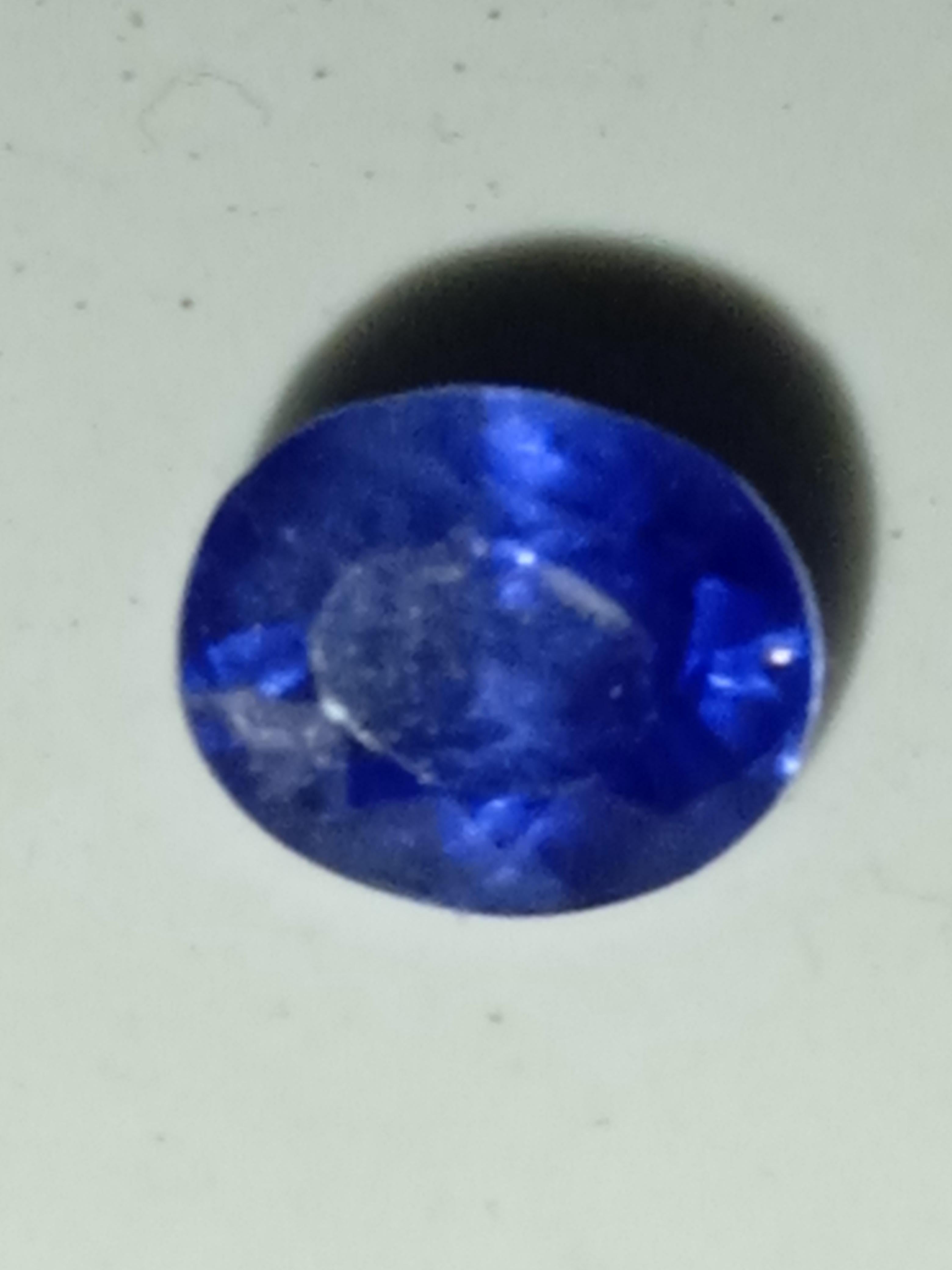 Natural blue sapphire not heated not treated from Sri Lanka  For Sale 3