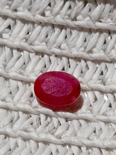 Natural Mozambique ruby translucent not heated not treated 1.8 crts