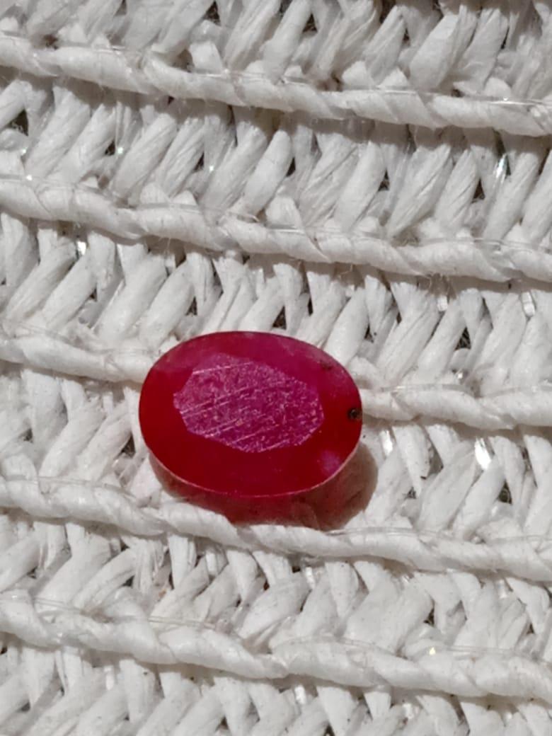 Natural Mozambique ruby translucent not heated not treated 1.8 crts For Sale 1