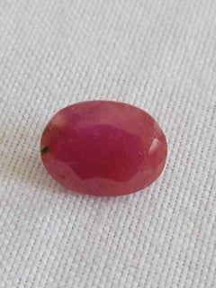Natural Mozambique ruby translucent not heated not treated 1.8 crts