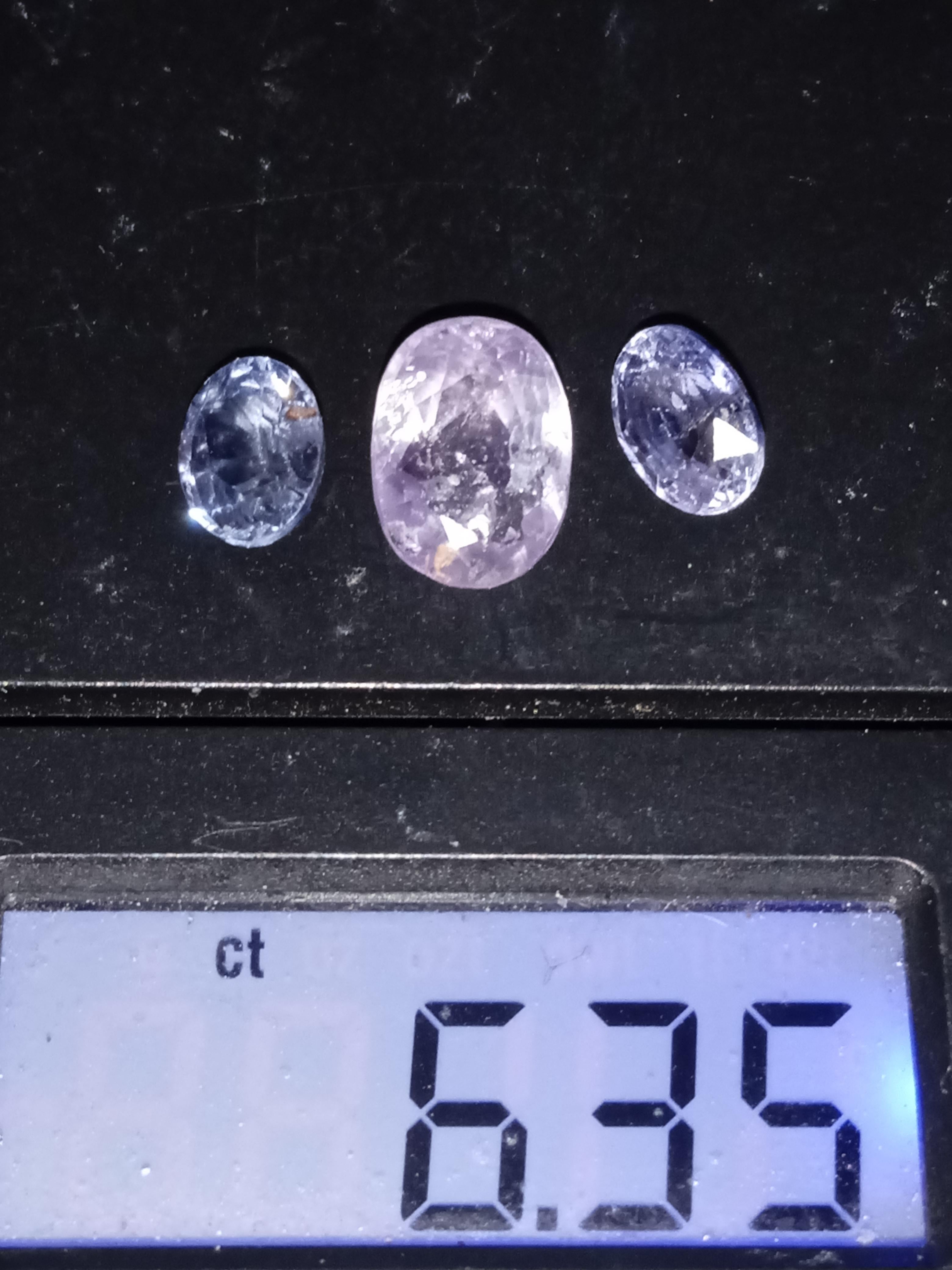 Natural purple sapphires not treated not heated 6.35 carats  For Sale 1