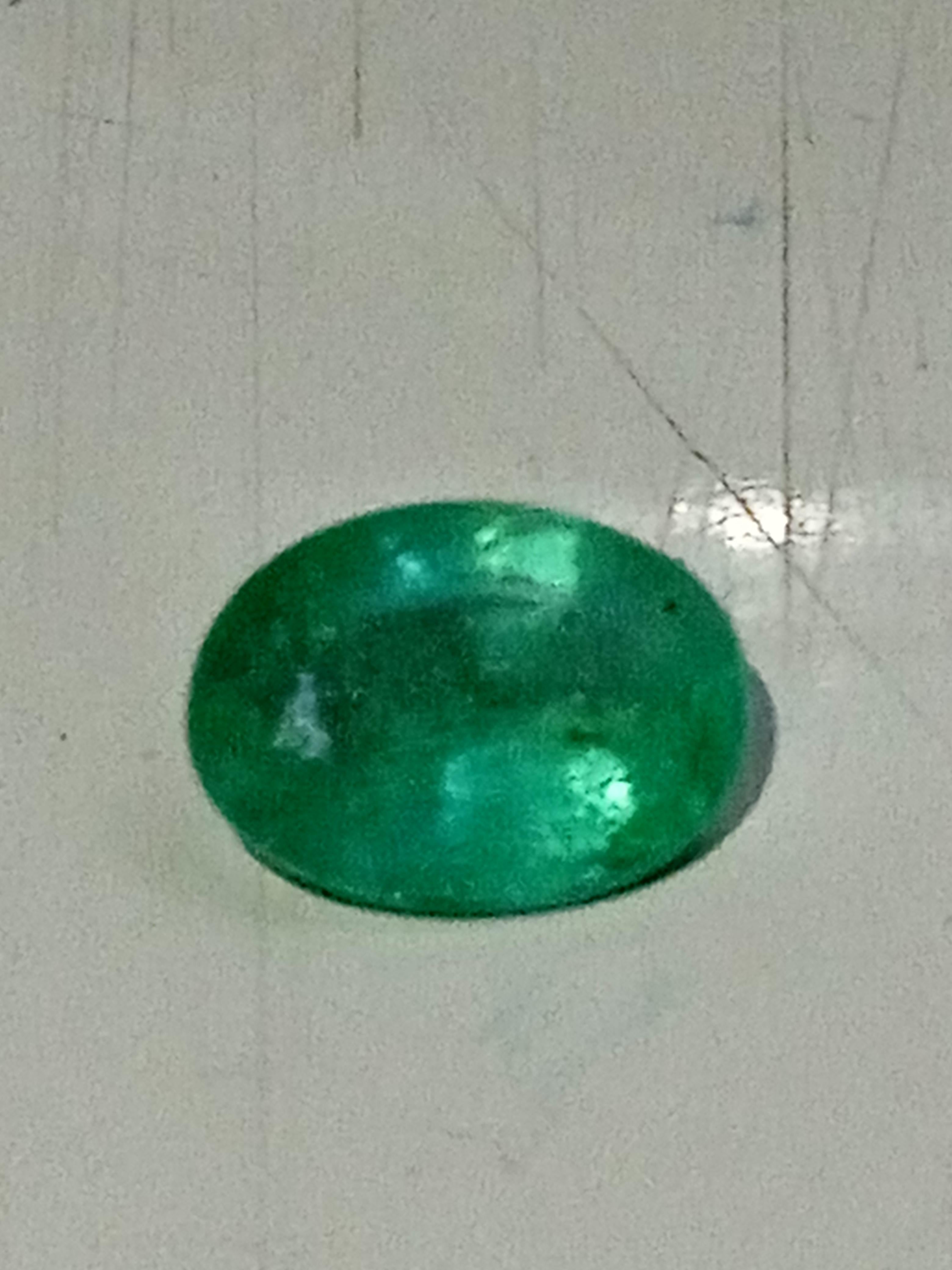 Natürlicher Zambia-Smaragd 1.44 Karat
