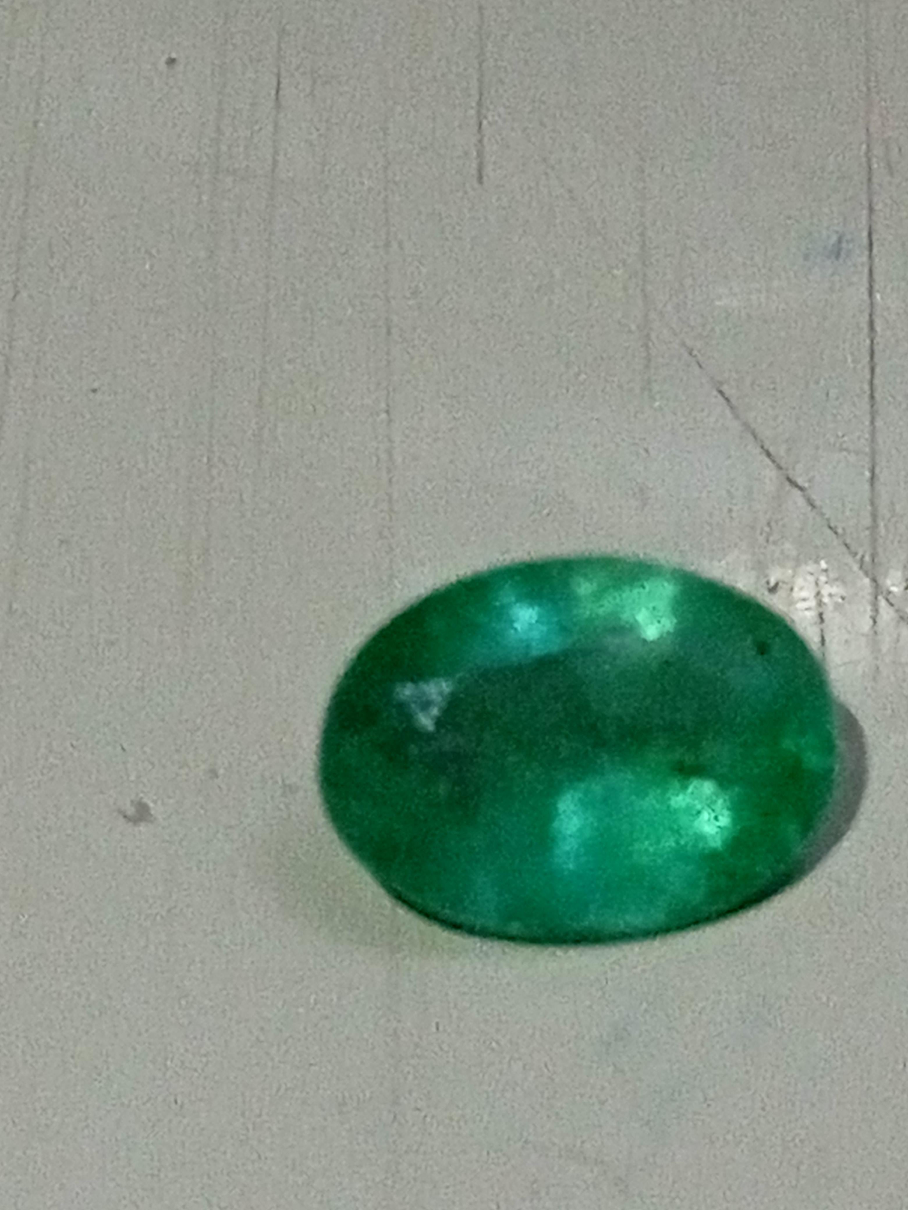 Natural Zambia emerald 1.44 carat For Sale 3